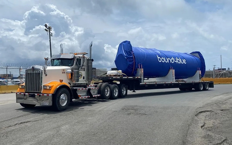 Camion bound4blue