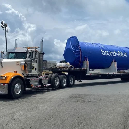 Camion bound4blue